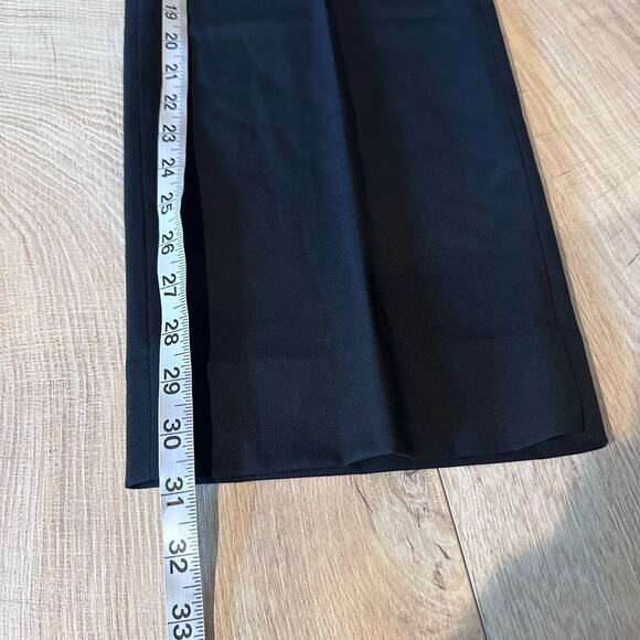 Banana Republic Petite Siena Straight Wool Pant Black 10 445616 - Picture 9 of 10
